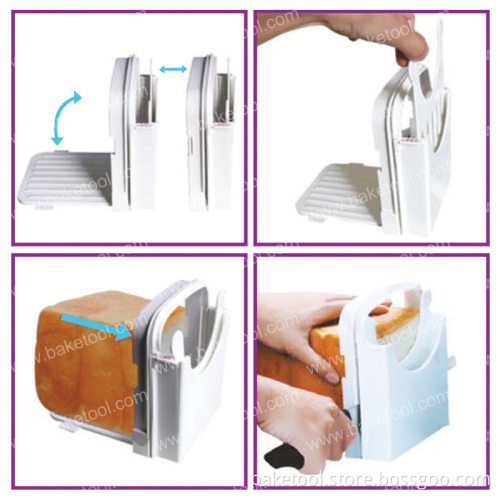 Plastic multi-sized bread cutter mould for 25mm,20mm,15mm toast slice cutter mold